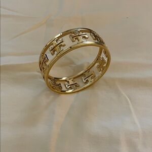 Tory Burch Gold Cut-Out Bracelet